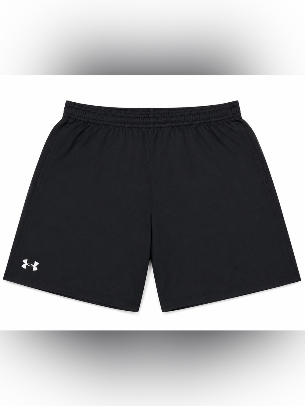 Under Armour Black Loose Fit Drawstring Gym Athletic Basketball Quick Dry Shorts